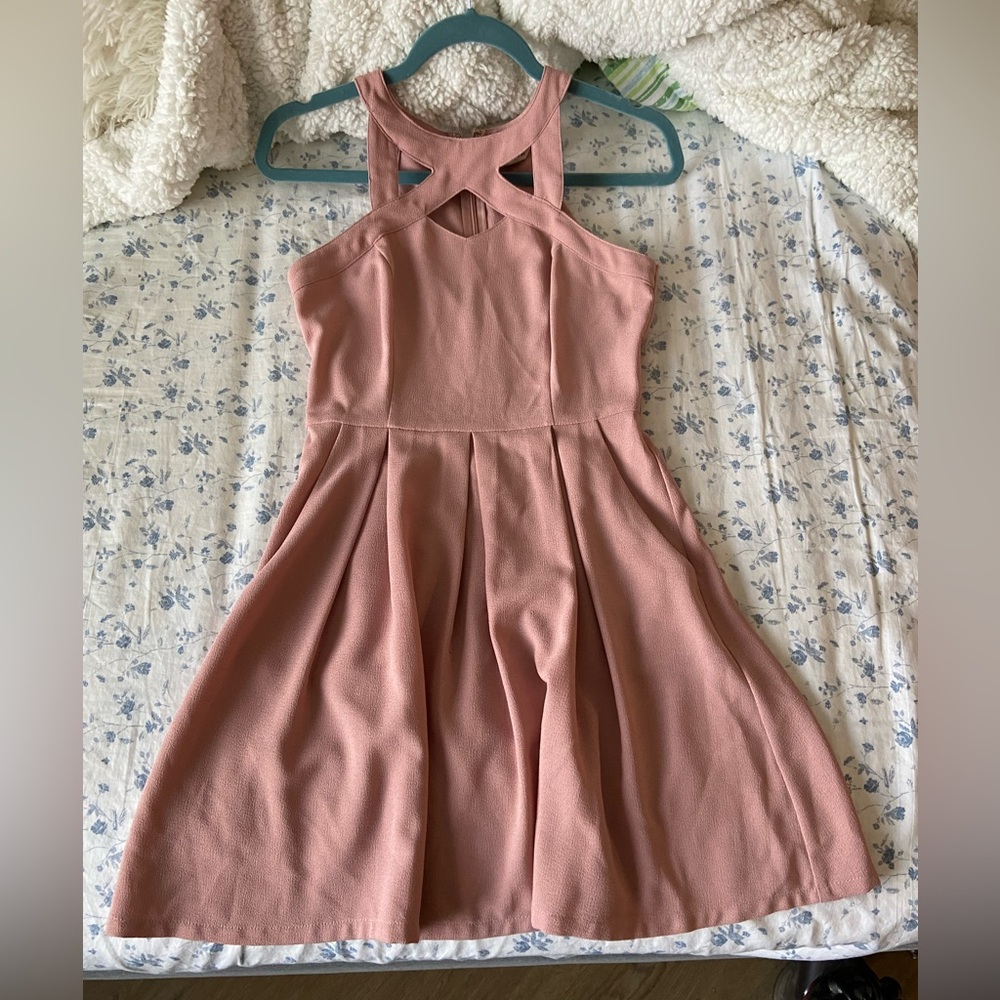 Pink cocktail dress